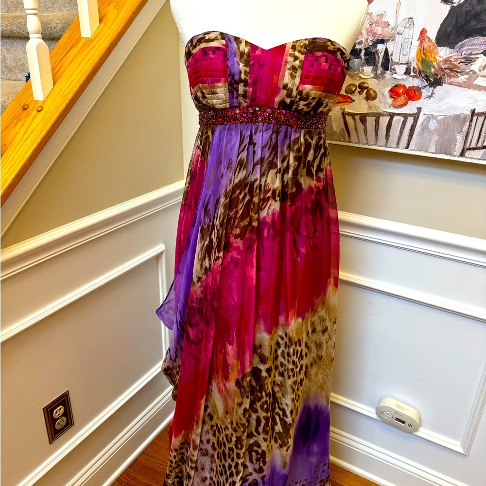 David’s bridal full length party gown